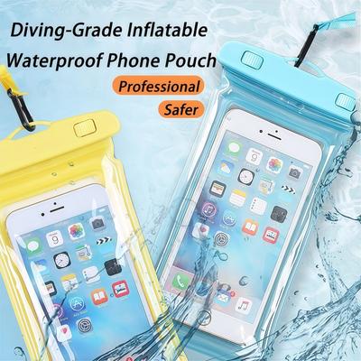 Водонепроницаемый чехол для телефона для iPhone Samsung до 6,8 дюйма Плавание Пляж Снег Подводная защита Плавающий сухой мешок FU