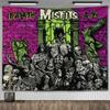 American Punk Band Misfitss Poster Banner Flag Rock Band Wall Tapestry Mural Metal Music Album Cover Home Decoration Fans Gifts