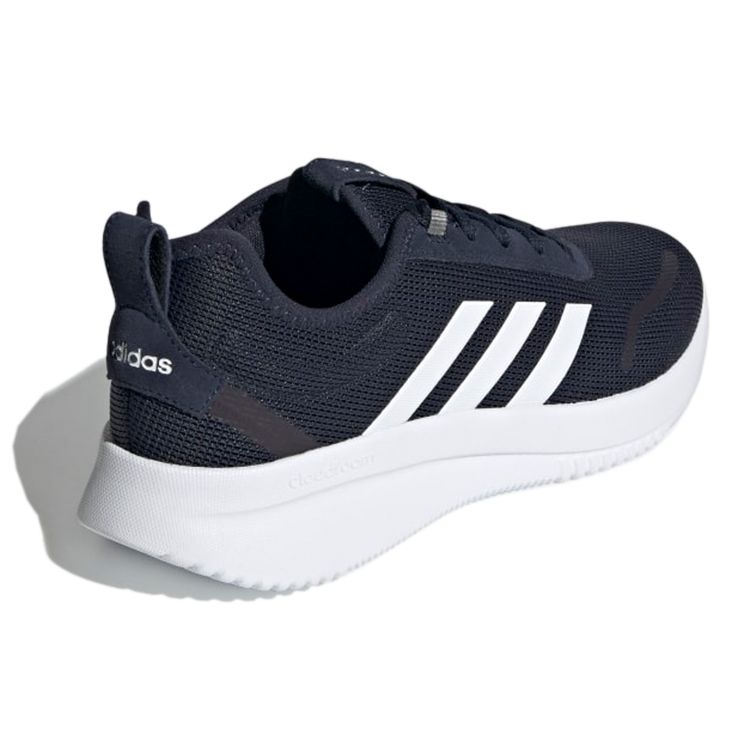 adidas Neo Lite Racer Rebold Ткань Мода Удобные Прочные Дышащие Низкие Повседневные Кроссовки Мужские Синий Белый GV9981
