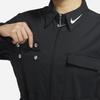 Nike Спортивный костюм с принтом сзади и буквами, на молнии, с воротником, женский комбинезон, черный FB1917-010