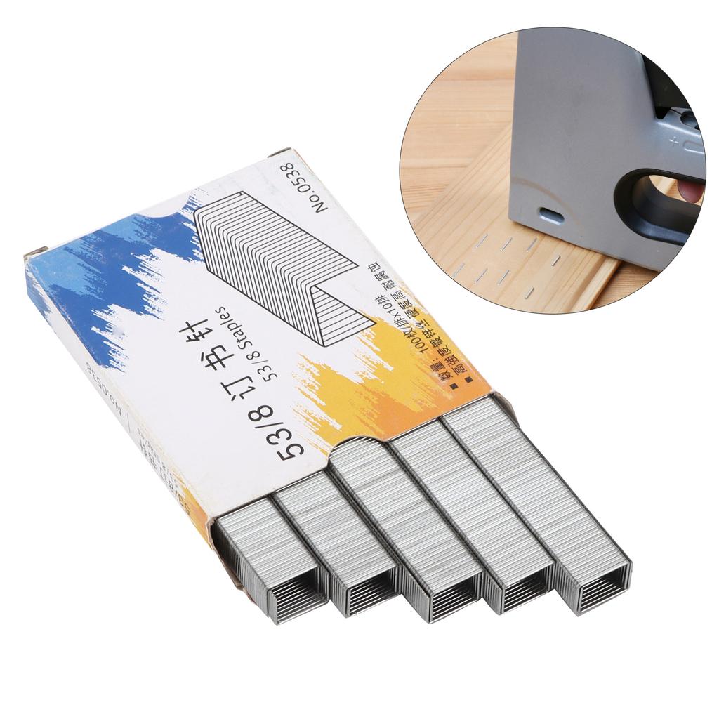 Скоба из оцинкованной проволоки KWTRIO, подходящая для гвоздезабивного пистолета, степлера, расходных материалов для офиса, дома, школы