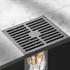 12x12см 15x15см латунь квадратный напольный сифон с защитой от запаха для ванной комнаты туалета большой пропускной способности аксессуары для сантехники