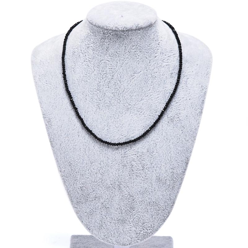 Очаровательное женское черное колье-чокер на ключицу с подвеской, праздничное ювелирное украшение, подарок