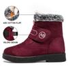 Women'S Boots Super Warm Ankle Boots For Women Fur Shoes Winter Shoes Woman Snow Boots For Winter Low Heels Shoes Botas Mujer
