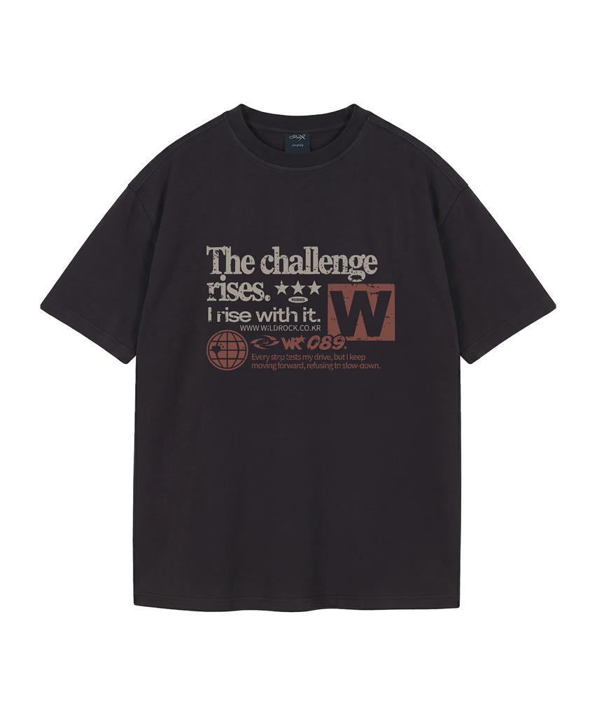 WILDROCK Challenge Pigment Oversized Short Sleeve T-Shirt (Cropped) (Type B)