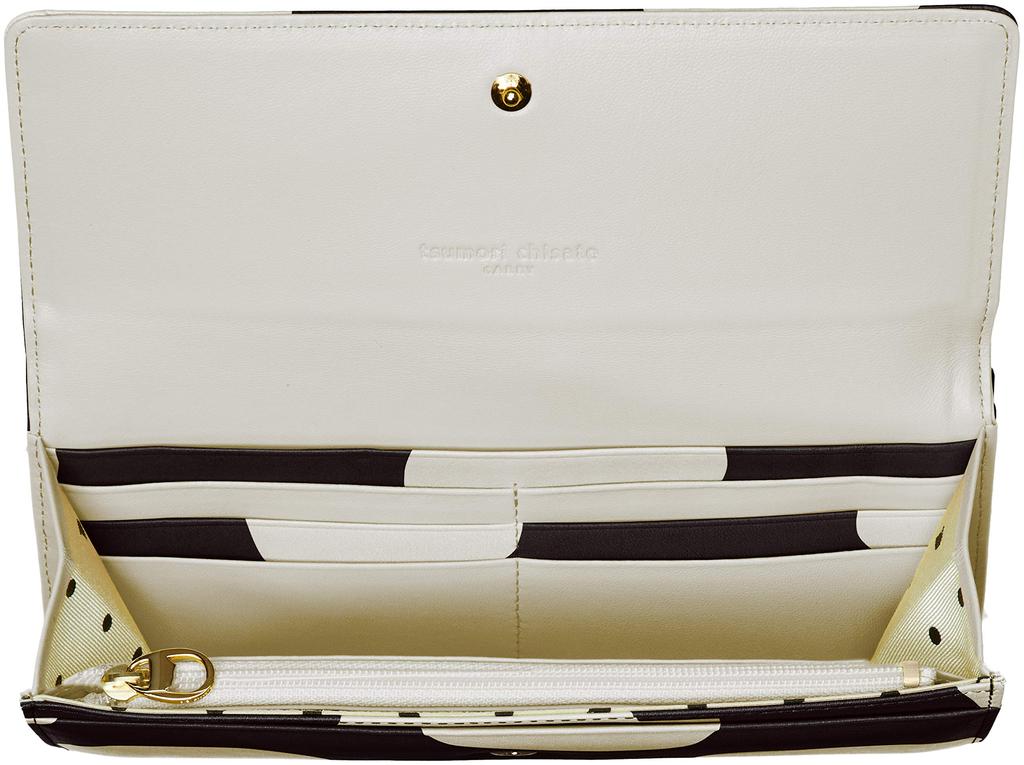 Clasp Long Wallet Zoom Dot Black [Tsumori Chisato] Women's