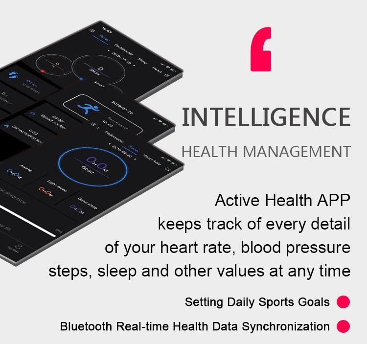 Водонепроницаемый M4 Смарт-часы Браслет Монитор артериального давления и сердечного ритма Смарт-браслет Фитнес-трекер Браслет для Android IOS