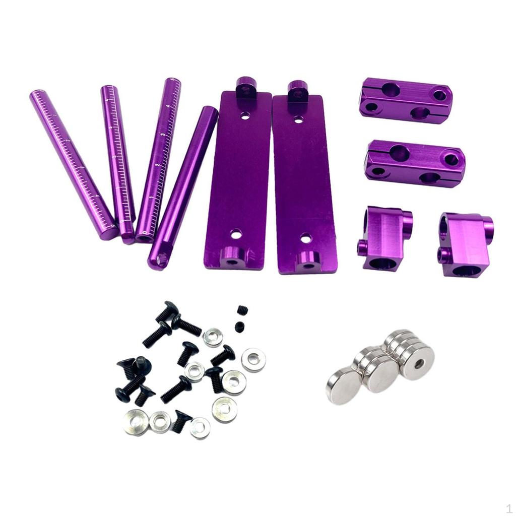 1/10 RC Adjustable Body Post Mount Kit Aluminum Alloy Parts for Model 416