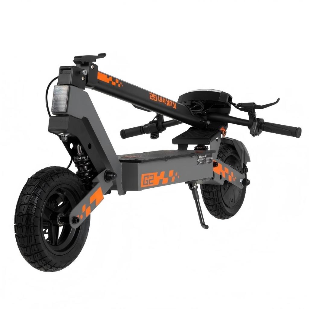 Folding Electric Scooter Kukirin G2 2025-version 800W Motor 48V 15.6Ah Battery 45km/h Max Speed 55km Range