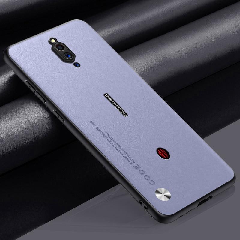 Роскошный чехол из искусственной кожи для Nubia Red Magic 5G 5S, матовая задняя крышка, силиконовый чехол с полной защитой для телефона RedMagic 5G 5S Coque