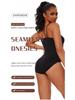 Women's Cross-Border Body Shaping One-Piece: Abdomen-Tightening, Open Crotch, Hip-Lifting, Sling Corset Briefs