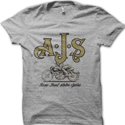 ВИНТАЖНАЯ БАЙКЕРСКАЯ Футболка Ajay Motorcycle Classic Biker T-Shirt 06004
