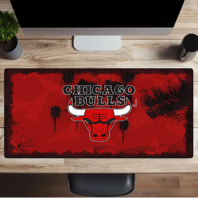 Chicago-Bulls Logo Mouse pad, Gaming Mouse Pad, keyboard pad, Desk Decor for computer notebook Fan Gift Birthday Gift