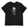 Чиби футболка Cloud Strife милые топы топы большого размера лето 2025 подарки для парня футболки для мужчин хлопок