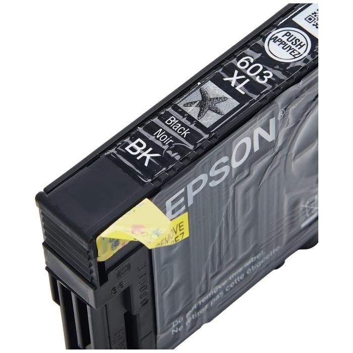 EPSON 603 XL Black Ink Cartridge - Starfish (C13T03A14010) - Low Cost and Reliability