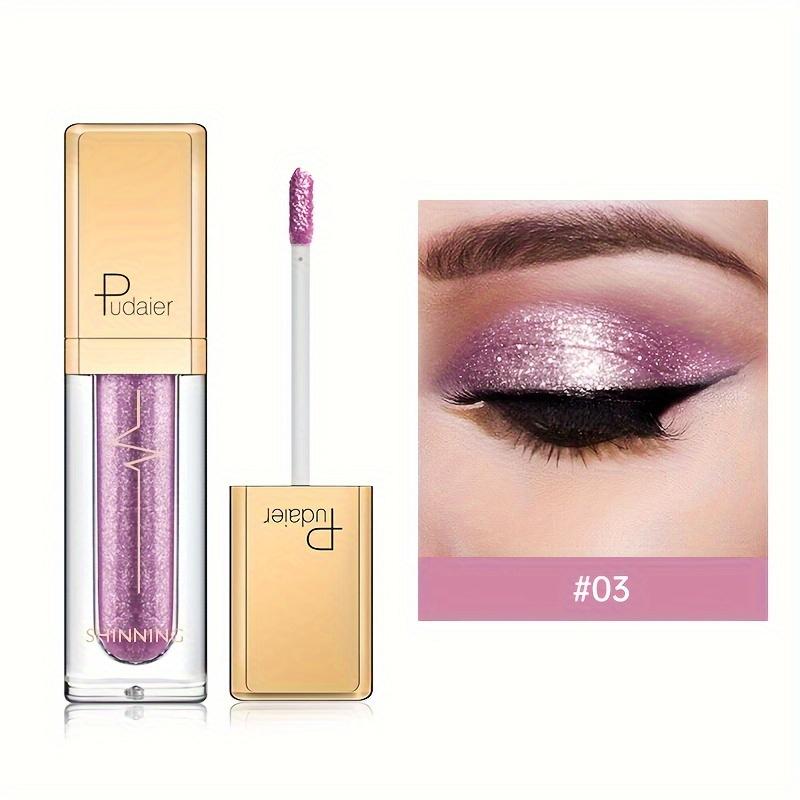 Make Up Liquid Eyeshadow Waterproof Glitter Pigments Purple Gold Metalic Women Beauty Gel Eye Shadow Cream 18 Colors Makeup Shimmer Shadow