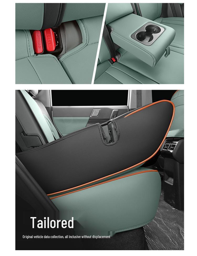 Новая универсальная 5-местная полностью кожаная подушка на автомобильное сиденье для Car03 - Все сезоны