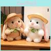 Pudding Plush Bunny Stuffed Toy Hat Rabbit Doll Decoration Kids Birthday Gift