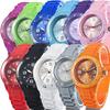 Silicon Jelly Strap Casual Quartz Wrist Watch Analog Wristwatch Gift