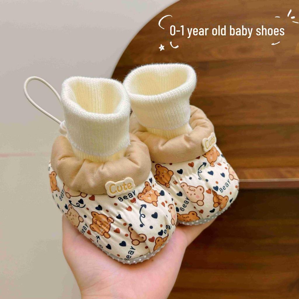 Plush Winter Baby Shoes (0-12 Months) for Boys and Girls