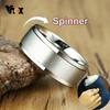 Vnox 6/8 мм кольцо-спиннер для мужчин аксессуар для снятия стресса классическое обручальное кольцо из нержавеющей стали повседневное руна викингов спортивные украшения