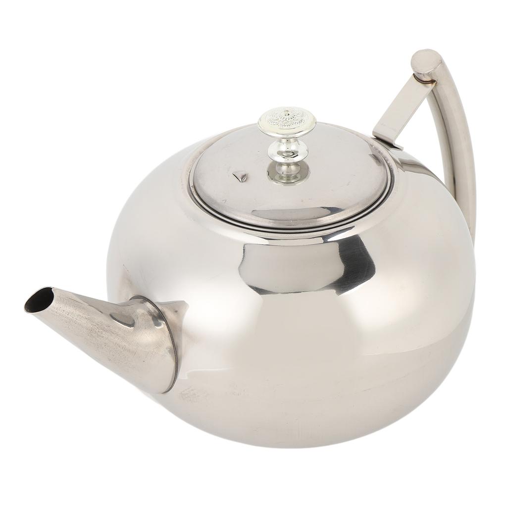 Чайник из нержавеющей стали, герметичный, с эргономичной боковой ручкой, чайник с отсоединяемым инфузором, 2000 мл