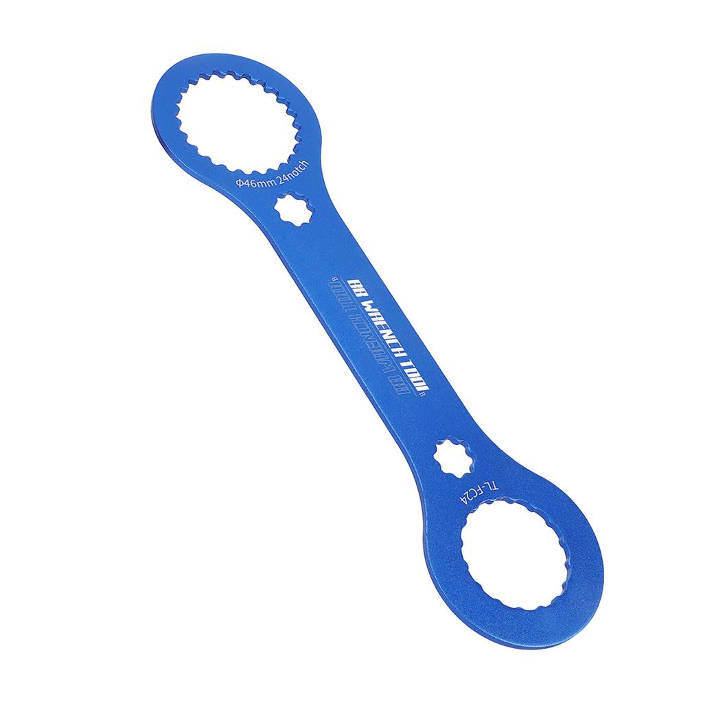 Bicycle Front Fork Wrench Integrated Hollow Aluminium Alloy Disassembly Spanner for Road Bike