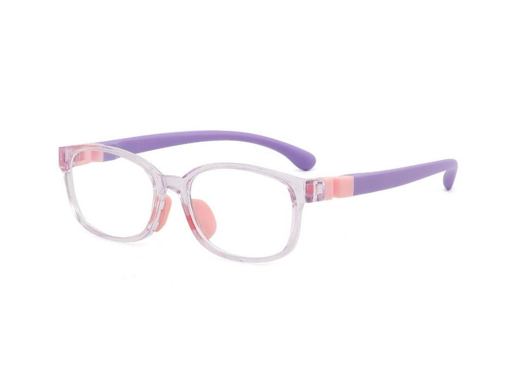 Детская съемная силиконовая оправа для очков – унисекс детские плоские мягкие очки против синего света для студентов
