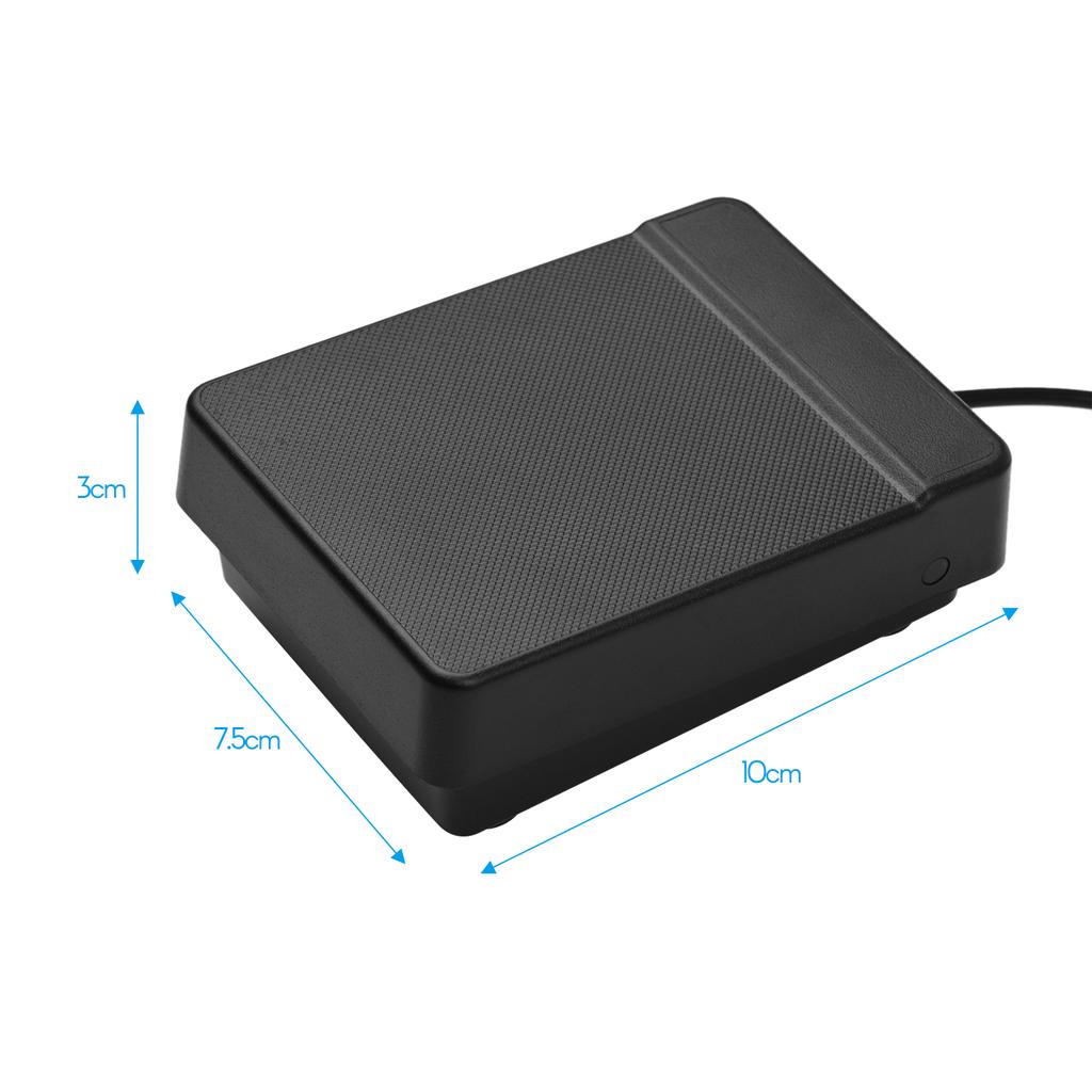 3,5 мм интерфейс Компактная педаль сустейна Универсальная двойная педаль для музыкальных инструментов Портативное складное пианино Электронное