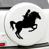Наклейки для верховой езды на автомобиле, наклейки на окно, бампер, наклейка на автомобиль, спортивные украшения