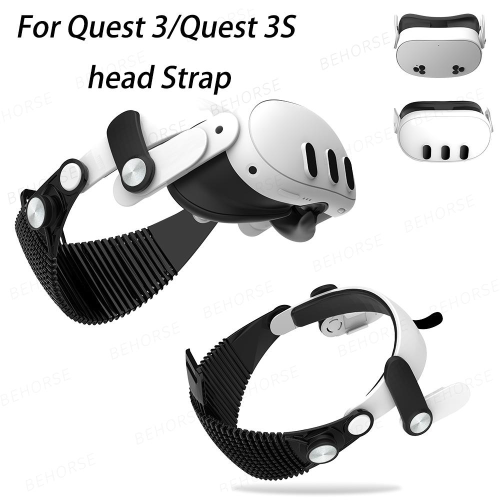 Ремешок для головы для Meta Quest 3/Quest 3S VR Light Регулируемый Удобный Мягкий Наголовник Elite Strap Для Quest 3S/3 VR Аксессуары