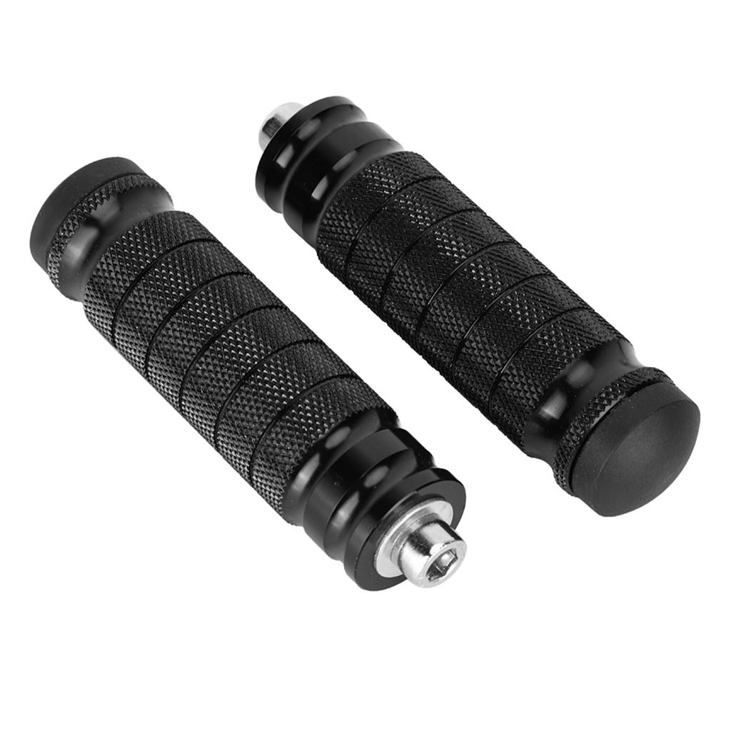 2pcs Motorcycle Rear Footrests Universal M8 Non Slip Foot Rest Pegs Pedals