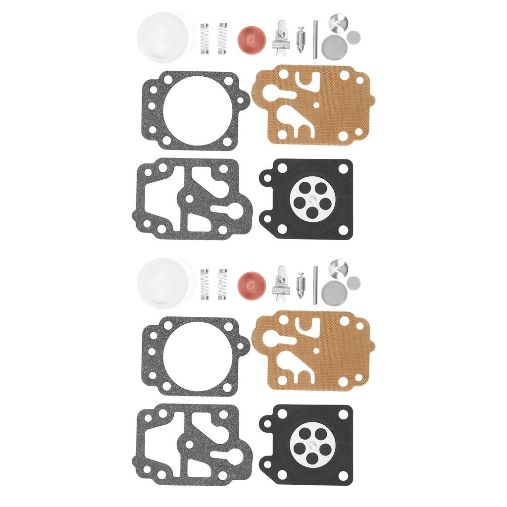 2 комплекта карбюраторных диафрагм и прокладок из бумаги, железа и резины, ремонтный комплект для карбюратора для Walbro 40 5