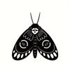 1pc Death's Head Moth Metal Wall Art - Gothic Style Metal Décor for Home, Ideal for Indoor Decoration and Unique Wall Art Accent