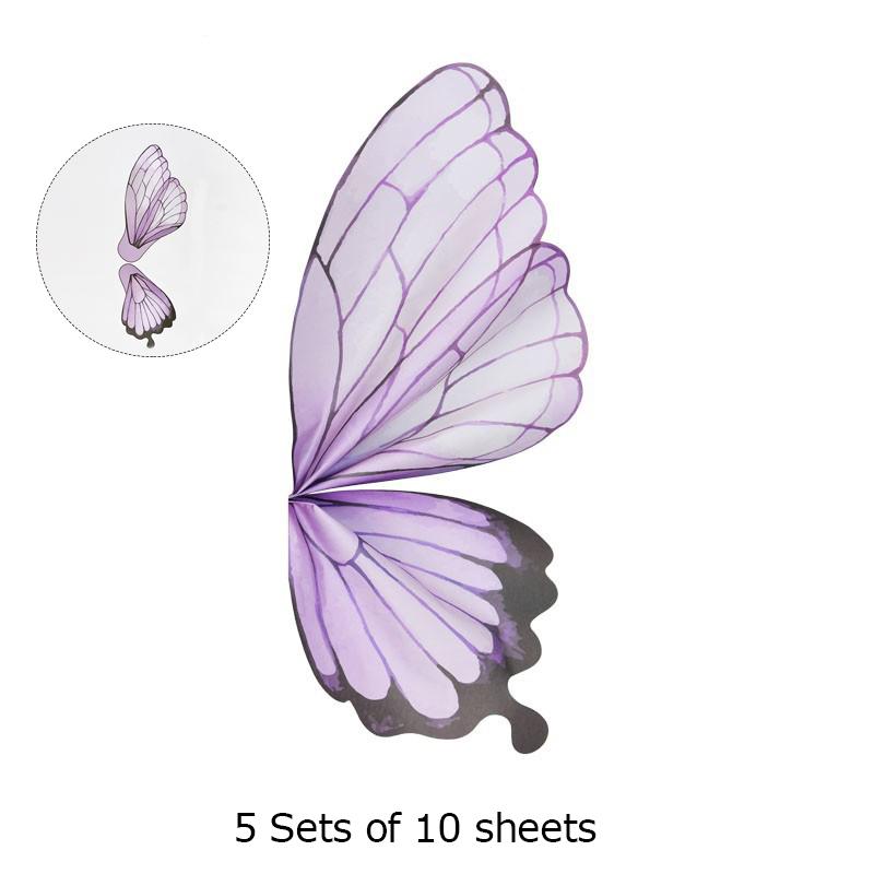Оберточная бумага для моделирования цветов Netflix Оберточная бумага для букета с крыльями бабочки