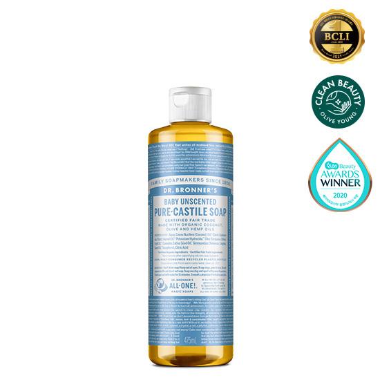Dr. Bronner's Чистое кастильское мыло 475 мл 10 видов, выберите 1