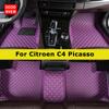 DOODRYER Custom Car Floor Mats For Citroen C4 Picasso Auto Carpets Foot Coche Accessorie