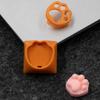Силиконовые колпачки для клавиш «Кошачья лапка» Легкая установка 3D текстурированный дизайн Невыцветающие Долговечные колпачки для игровых и офисных клавиатур