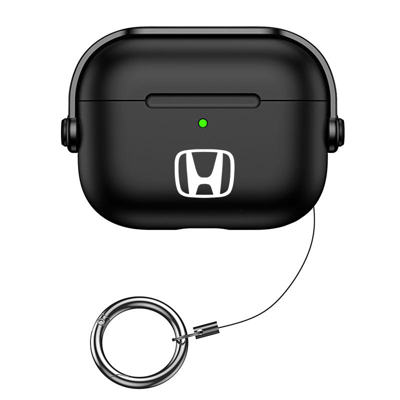 For Honda Mugen Power Civic Accords 360° Adjustable Wireless Bluetooth Earphone Case Air pods 1/2/3/4 Pro2 Soft Cover Key Case VF7