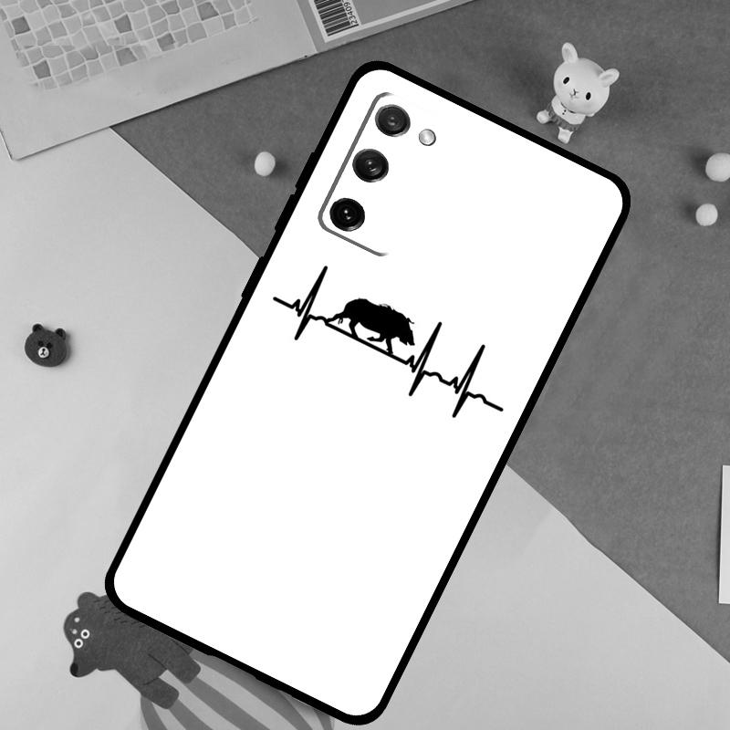 Cute wild boar funny Cartoon Soft Case For Samsung Galaxy S25 Ultra S9 S10 S20 S22 S21 Plus S23 FE S24 Ultra Funda Cover