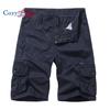 Мужские шорты-карго Cosy Up, легкие повседневные короткие брюки с несколькими карманами без ремня