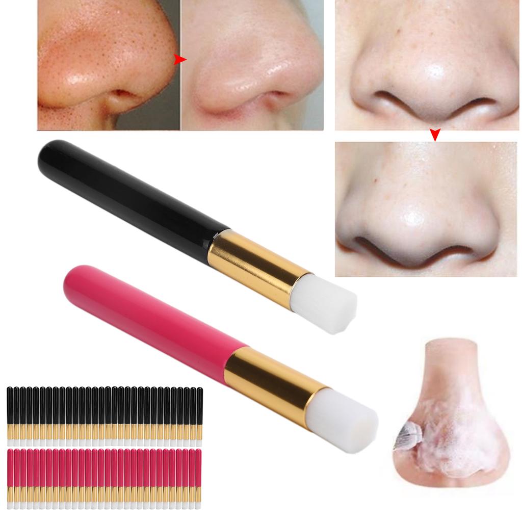 30 шт. Щетка для очистки пор носа, Щетки для шампуня для ресниц, Щетка для очистки черных точек на носу