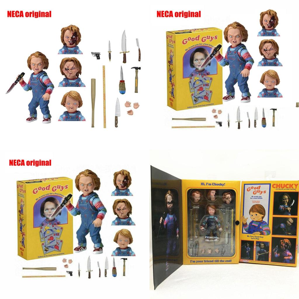 Collectible Ultimate Chucky Cult Horror Series 10cm Action Figure Packed With Terrifying Accessories