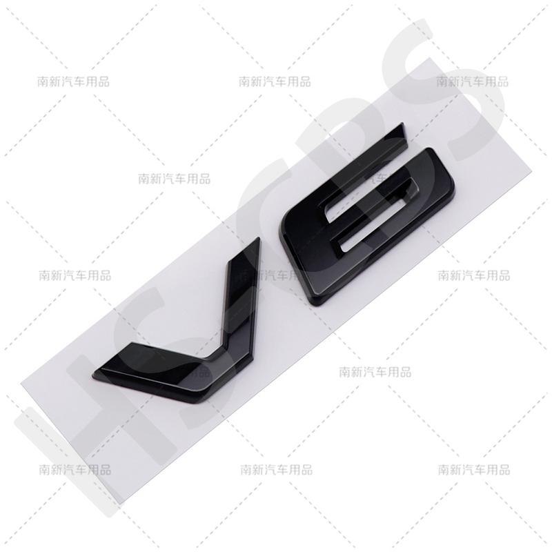 V6 Engine Displacement Logo Emblem ABS Car Sticker Badge for Toyota Alphard Rear Trunk Tailgate Stickers Car Styling Accessories