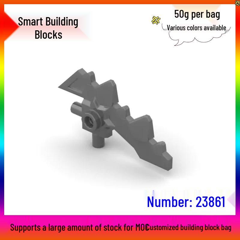MOC 23861 Оружие для минифигурки: Запасные части для пятиконечного лезвия (50G) Мелкие блоки