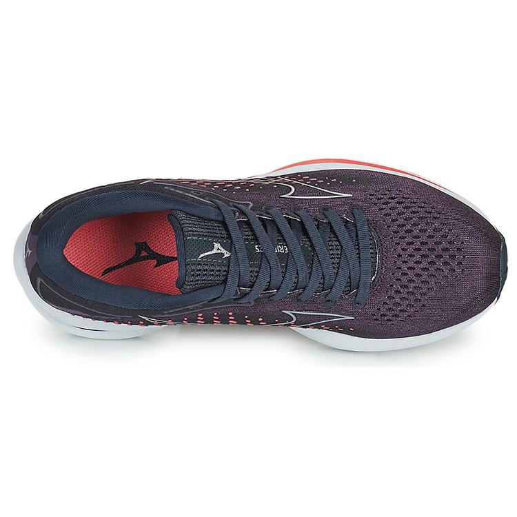 Mizuno Wave Rider 25 Удобная амортизация Нескользящая поддержка Низкие Беговые кроссовки Женские J1GD210358