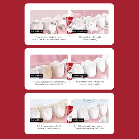 1/2/3 шт 100 г пробиотическая зубная паста для мужчин и женщин, натуральное отбеливание зубов, глубокая очистка, удаление неприятного запаха изо рта, отбеливающая зубная паста