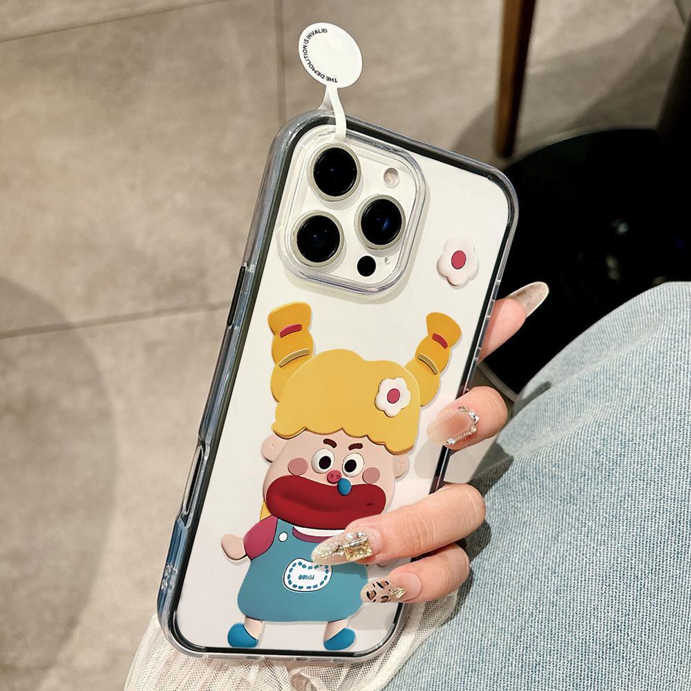 Расписной чехол для телефона для iPhone 17 11 12 13 14 15 16 iPhone 17 12 13 14 15 16 Pro 17 12 13 14 15 16 Pro Max Высококачественный расписной милый чехол для телефона с животными