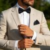 [JEWELRYWE] Набор: Галстук-бабочка, нагрудный платок и запонки для мужчин: Формальные, Деловые, Собеседования, Презентации, Свадьбы, Юбилеи, Дни рождения,