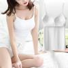 Women Sexy Soft Cozy Camisole with Built In Bra Adjustable Shoulder Strap Vest Tank Tops